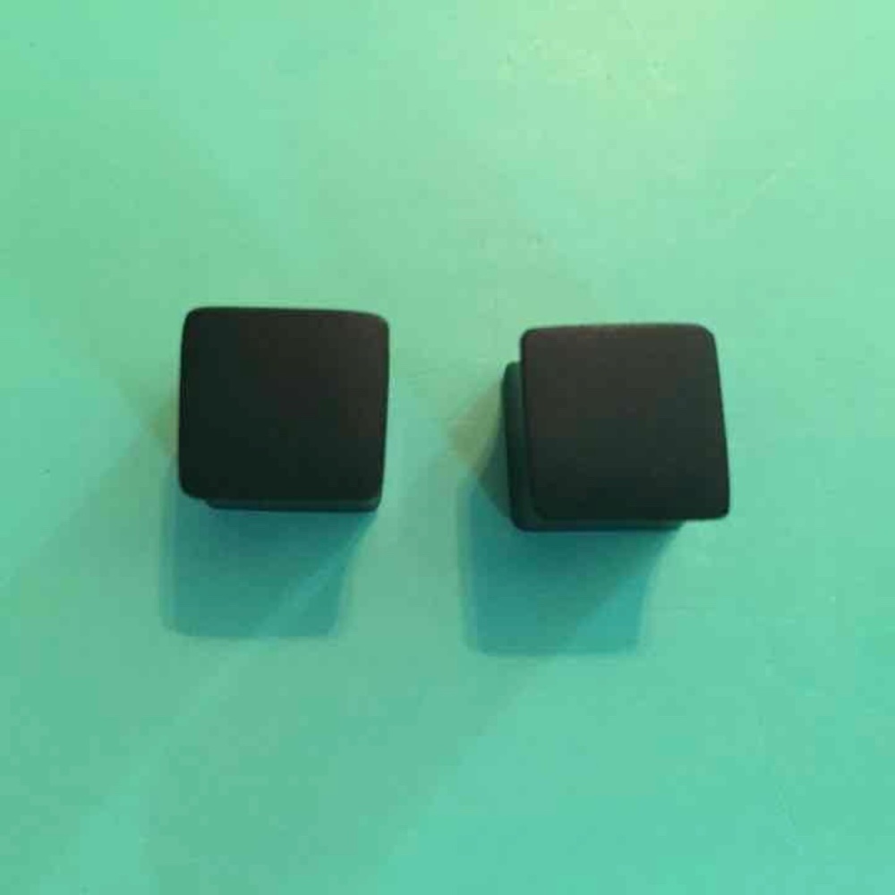 Black Wood Plugs 1/2 inch